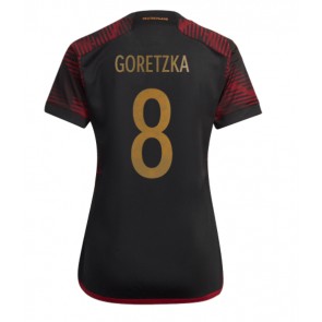Maillot de foot Allemagne Leon Goretzka #8 Extérieur Femmes Monde 2022 Manches Courte